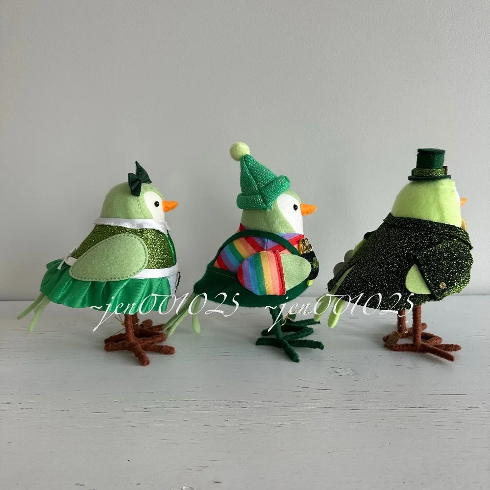 Target Featherly Friends St. Patrick’s Day Bird Set  - Goldie, Finnigan, Clover - Picture 4 of 14